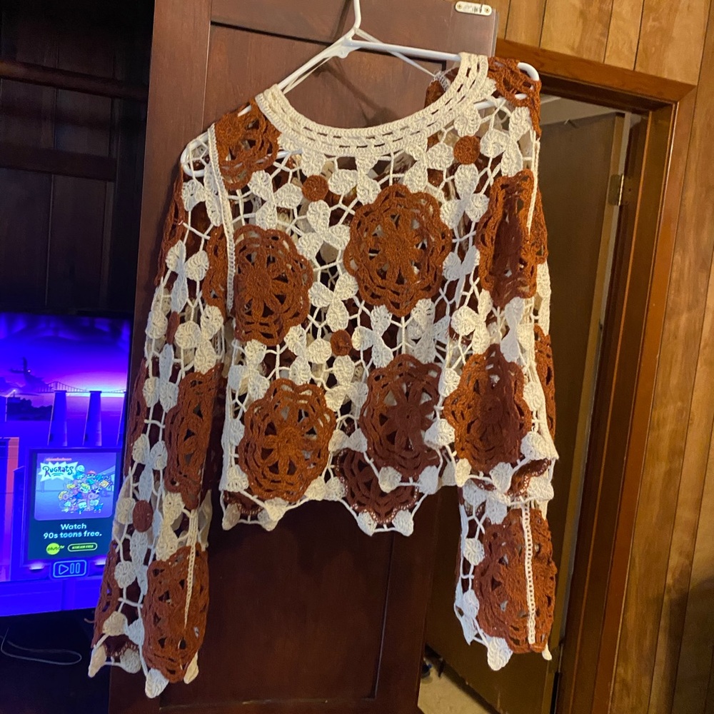 Crochet sweater